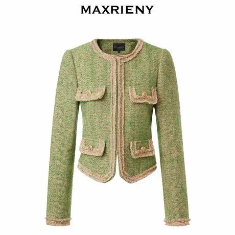【奥莱】MAXRIENY海派小香风外套秋装上衣女高级感图片