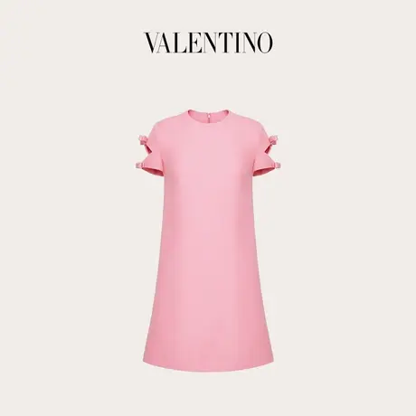 【季末优惠】华伦天奴VALENTINO女士 CREPE COUTURE 短款连衣裙商品大图