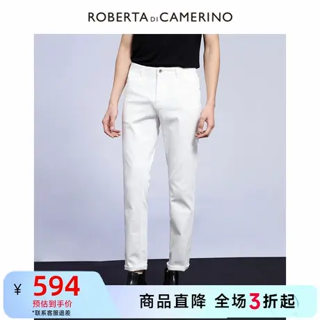 ROBERTA诺贝达2024春秋季新款男装长裤薄款男裤弹力牛仔裤男图片