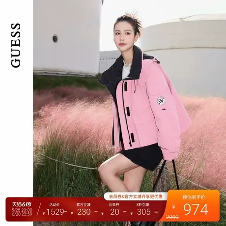 GUESS女士潮流时尚派克羽绒服两件套-W4PN84W55R0商品大图