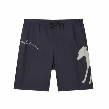 TRENDIANO 天丝棉艺术印花暗蓝梭织短裤 1SH2061190商品大图