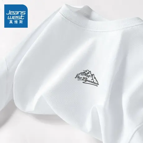 NN真维斯短袖T恤男款夏季新款宽松青少年圆领纯棉休闲运动半袖潮商品大图