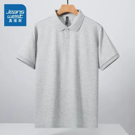 PA4真维斯男装2025夏季新款 休闲舒适合身百搭短袖POLO衫上衣图片