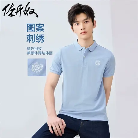 佐丹奴Polo男装纯棉刺绣针织短袖POLO 13015501图片