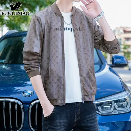 富贵鸟夏季防晒衣服男士2025轻薄款棒球领透气冰丝空调服外套男装图片