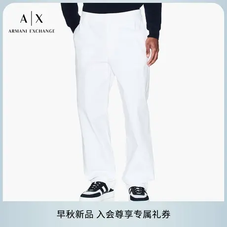 ARMANI EXCHANGE/阿玛尼2025早秋新款男士宽松微弹直筒休闲裤官方图片