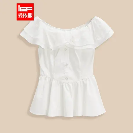 IEF/爱依服2025夏季新款法式甜美纯欲风设计感通勤气质百搭裙上衣图片