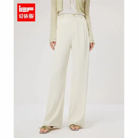IEF/爱依服【DNA系列】2025夏季新款韩版时尚简约通勤气质阔腿裤商品大图