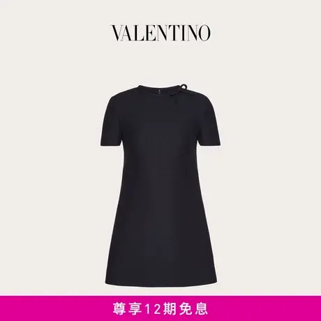 【24期免息】华伦天奴VALENTINO女士 CREPE COUTURE 短款连衣裙图片