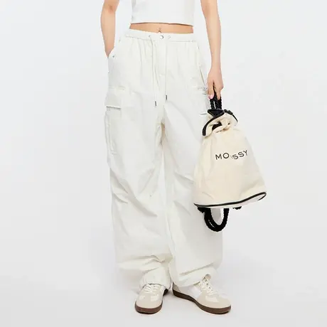 MOUSSY 夏季新品高街机能运动风工装裤休闲裤女028HSA30-0691商品大图