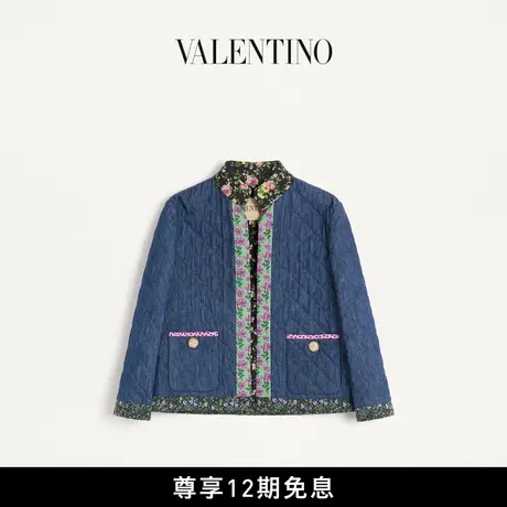 [早秋新品]华伦天奴VALENTINO女士钱布雷牛仔夹克图片