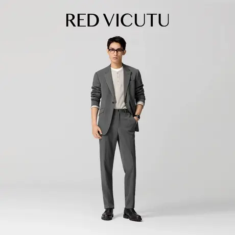 【记忆西服】VICUTU威可多羊毛西服舒暖亲肤商务通勤休闲西装外套图片