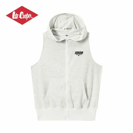 Lee Cooper/李库珀 潮流复古连帽背心女2025夏季宽松透气无袖上衣商品大图