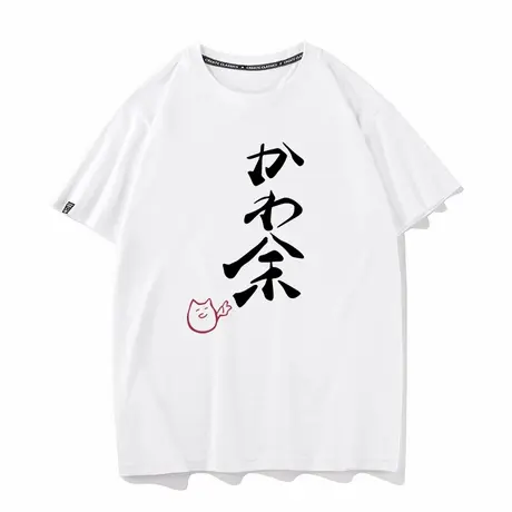 hololive虚拟主播百鬼绫目动漫二次元同款cos纯棉短袖t男女半袖夏图片