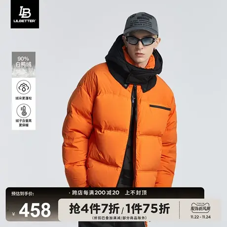 Lilbetter男士羽绒服2023新款加厚面包服潮牌宽松男装防风外套LB图片