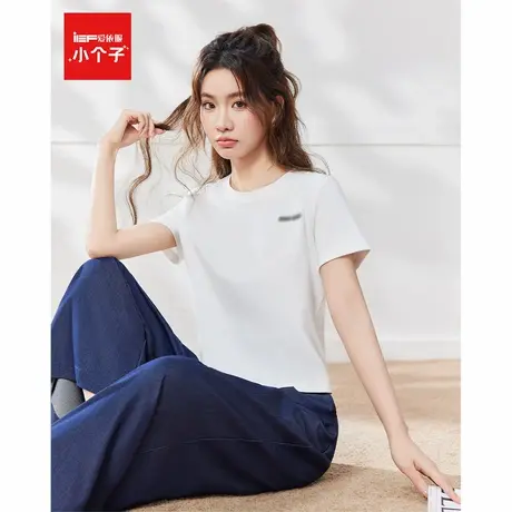 IEF/爱依服短袖上衣2025夏季新款韩版简约休闲通勤气质百搭女T恤图片