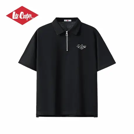 Lee Cooper/李库珀 潮流简约纯色短袖男2025夏季T恤透气polo衫潮图片