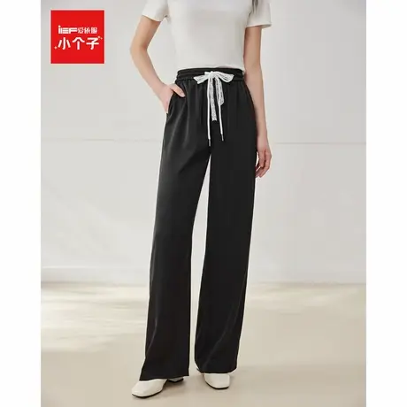 IEF/爱依服长裤2025夏季新款韩版简约休闲通勤慵懒风显瘦阔腿裤商品大图