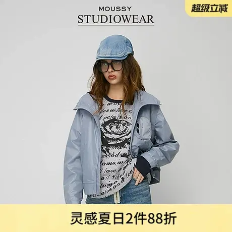 STUDIOWEAR x MOUSSY 夏季新品两件套可拆外套028HAA30-1951商品大图