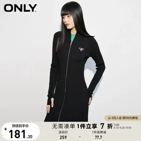 ONLY奥莱夏季新品潮流修身显瘦针织短款连衣裙女图片