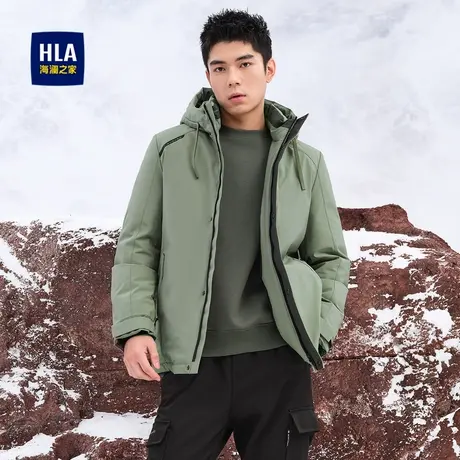 HLA/海澜之家【曾舜晞同款】极光超能鹅绒服易打理保暖三防外套男商品大图