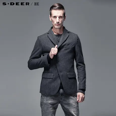 【上新】sdeerhe圣迪奥专柜正品男装春装商务休闲西装西服3372263图片