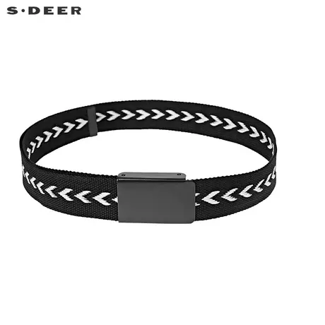 sdeer圣迪奥酷感撞色剪头腰带S20284404图片