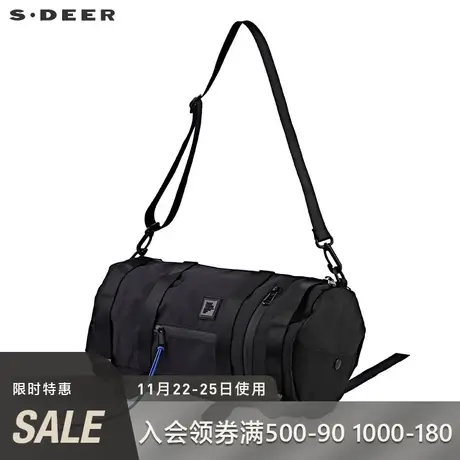 sdeer圣迪奥女装时尚休闲字母贴布织带元素单肩包S19383823图片