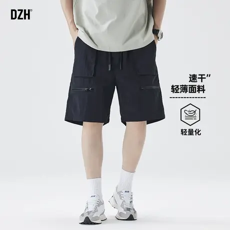 男士机能工装短裤男夏外穿大裤衩速干裤男款薄款五分裤美式沙滩裤商品大图