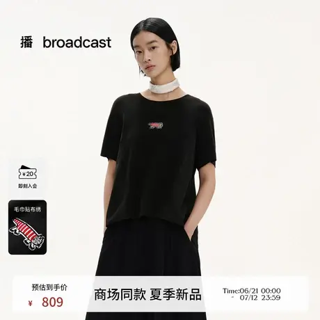 播商场同款LISA LARSON联名系列短袖T恤女25夏新款BDS2SD2086商品大图