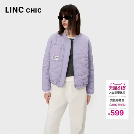 LINCCHIC金羽杰羽绒服女款早春新款短款轻薄羽绒服女Y24801084商品大图