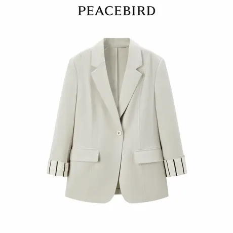【商场同款】太平鸟女装年秋季新款百搭西装A1BAD3202商品大图