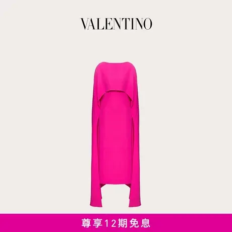 【12期免息】华伦天奴VALENTINO女士 CREPE COUTURE 迷笛连衣裙图片