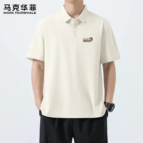 马克华菲男装短袖上衣夏季轻商务休闲衣服男polo衫半袖t恤男款薄X图片