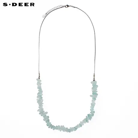 【新品】sdeer圣迪奥女装清新色泽串珠装饰项链S17284371图片