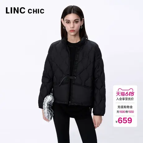 LINCCHIC金羽杰2024年秋季新款轻薄短款超轻超软羽绒服Y24801069Y商品大图