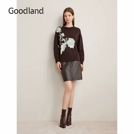 Goodland美地2024秋季新款毛针织衫商品大图