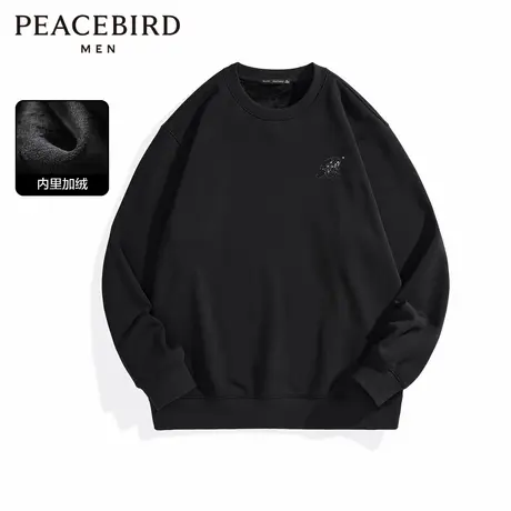 太平鸟男装卫衣冬新款保暖加绒潮图片