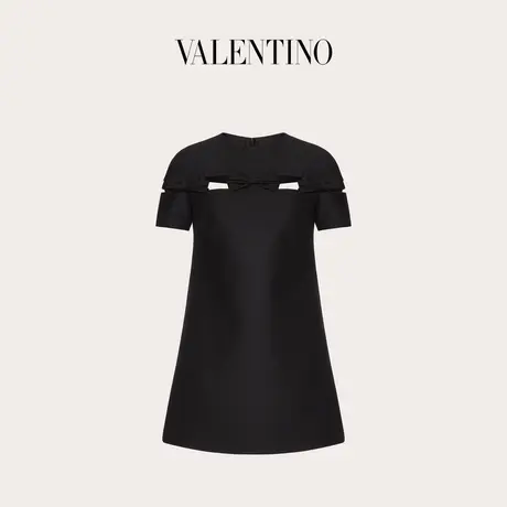 【季末优惠】华伦天奴VALENTINO女士 CREPE COUTURE 短款连衣裙图片