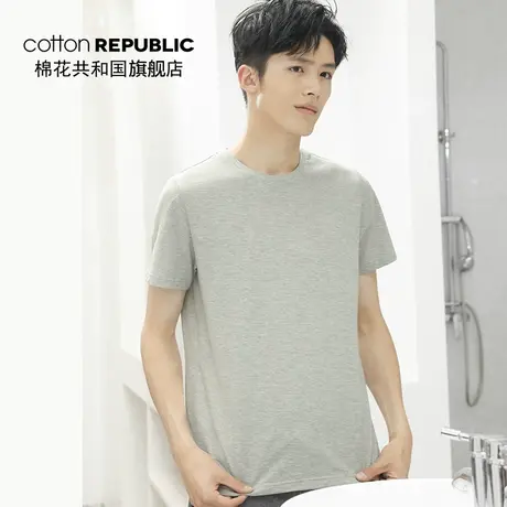 Cotton Republic/棉花共和国棉质男士圆领短袖休闲T恤2件套装商品大图