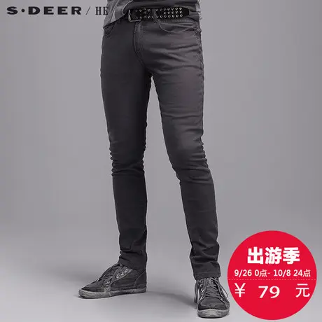 sdeerhe圣迪奥男装休闲纯棉舒适牛仔裤H14470894🛩商品大图