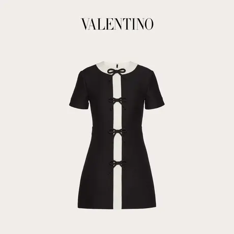 【季末优惠】华伦天奴VALENTINO女士 CREPE COUTURE 短款连衣裙商品大图