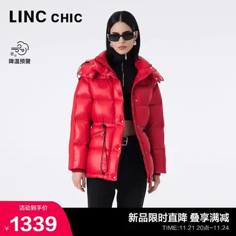 LINCCHIC金羽杰短款羽绒服女冬季2023新款超轻亮彩活力面包服2325图片