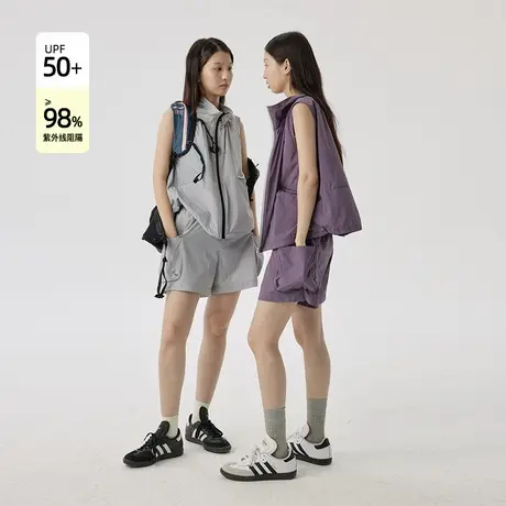 omont蛋挞家 UPF50+轻薄透气防晒马甲外套夏季新防紫外线上衣商品大图