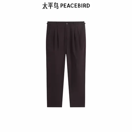 【商场同款】太平鸟男装 休闲裤撞色缝标锥形男士长裤 B2GBF1133商品大图