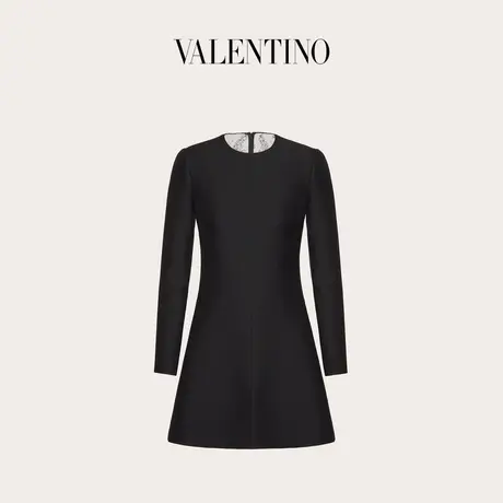 【季末优惠】华伦天奴VALENTINO女士 CREPE COUTURE 短款连衣裙商品大图