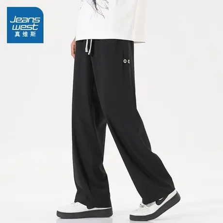 LR真维斯男装 2025夏季新款 通勤休闲西裤长裤男士宽松百搭下装商品大图