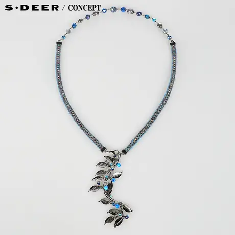 【新品】sdeer圣迪奥专柜正品女民族风蓝色精致腰链4484369图片