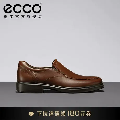 ECCO爱步一脚蹬休闲皮鞋 复古方头男士牛皮皮鞋 赫尔辛基2 500154商品大图