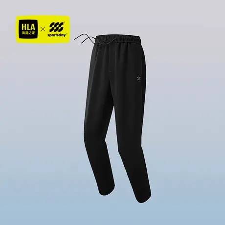 HLA/海澜之家运动sportsday卫裤25秋新抽绳松紧腰印花跑步裤子男商品大图